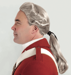 A typical male Georgian wig